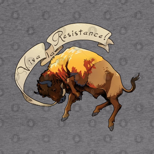 Resistance Bison by charamath